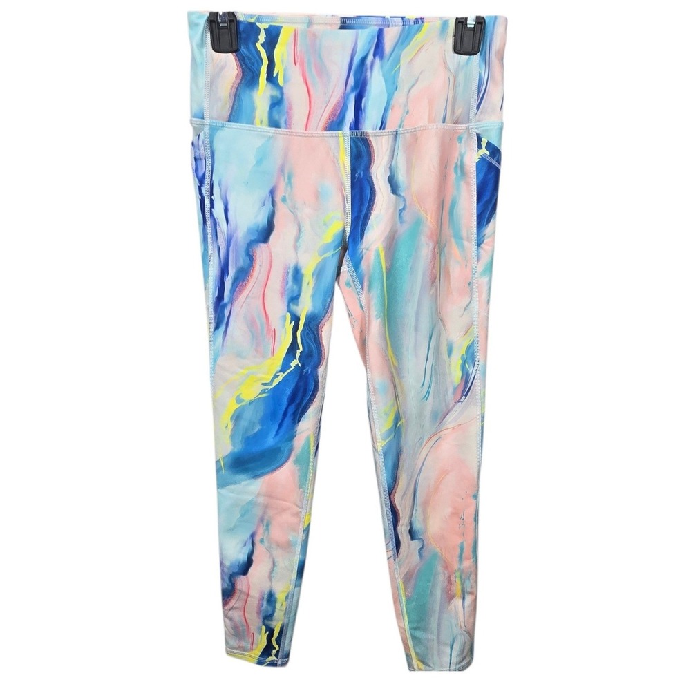 DSG Activewear Leggings Abstract Print Athletic Workout Pants Womens Small‎